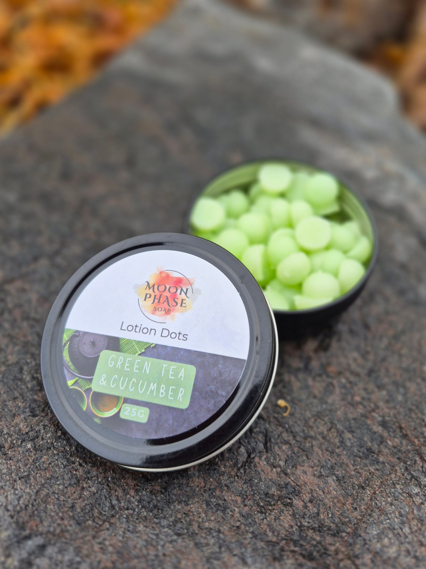 Green Tea & Cuc Lotion Dots