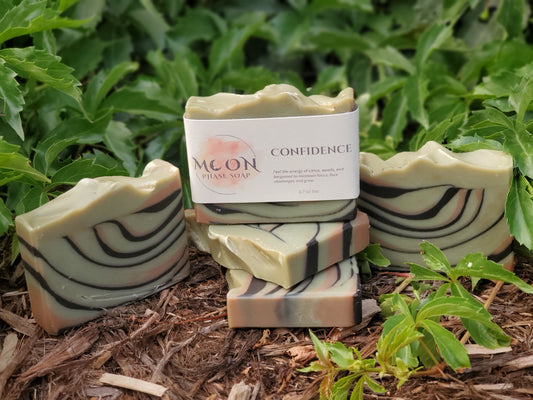 Confidence - Citrus, woods, and Bergamot scented artisan bar soap