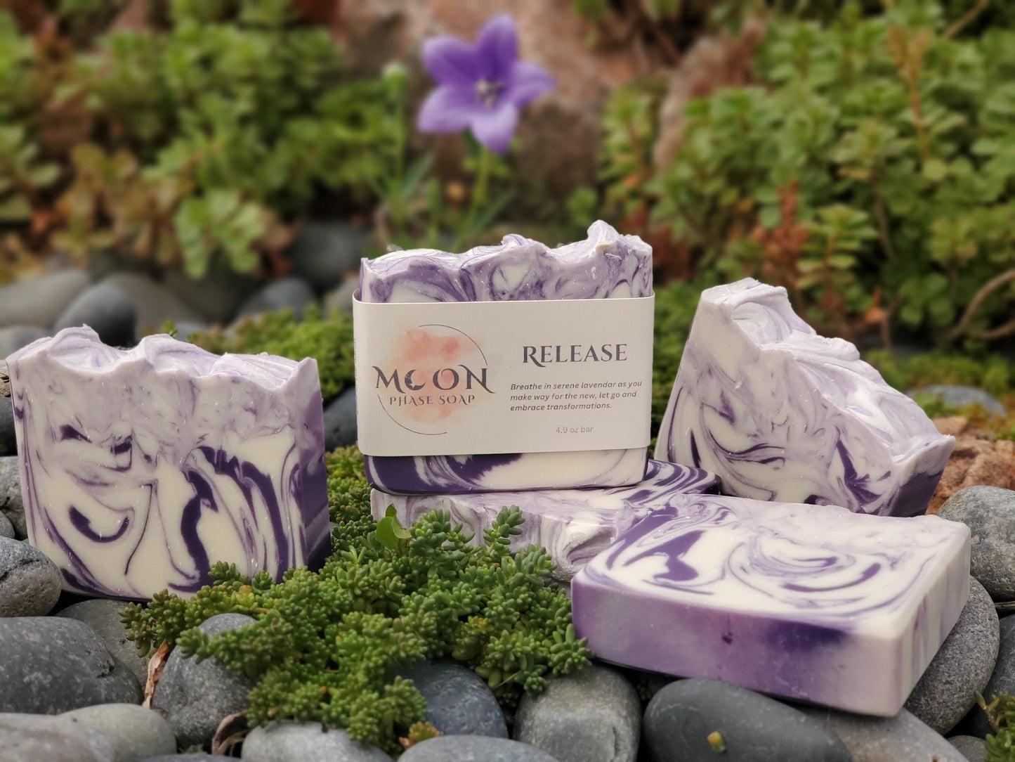 Release - Bulgarian lavendar scented artisan bar soap