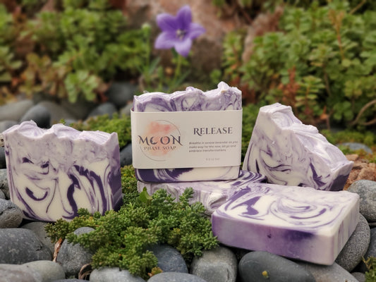 Release - Bulgarian lavendar scented artisan bar soap