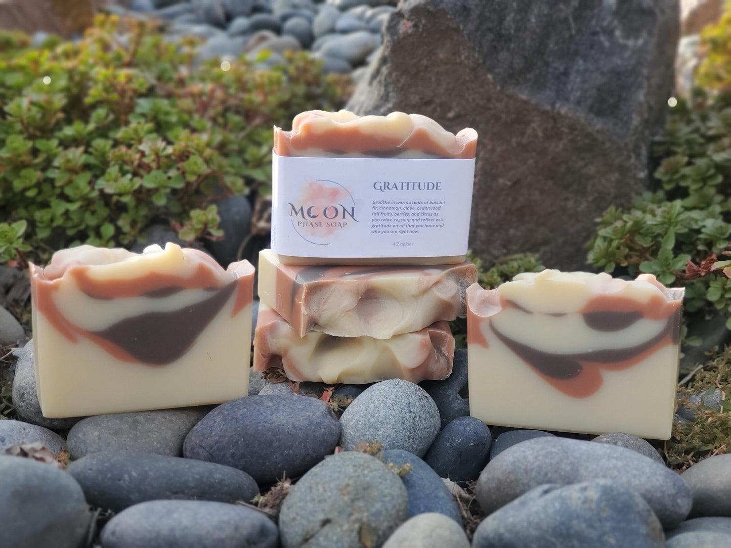 Gratitude - Dark berries, warm spices, woods and citrus scented artisan soap soap