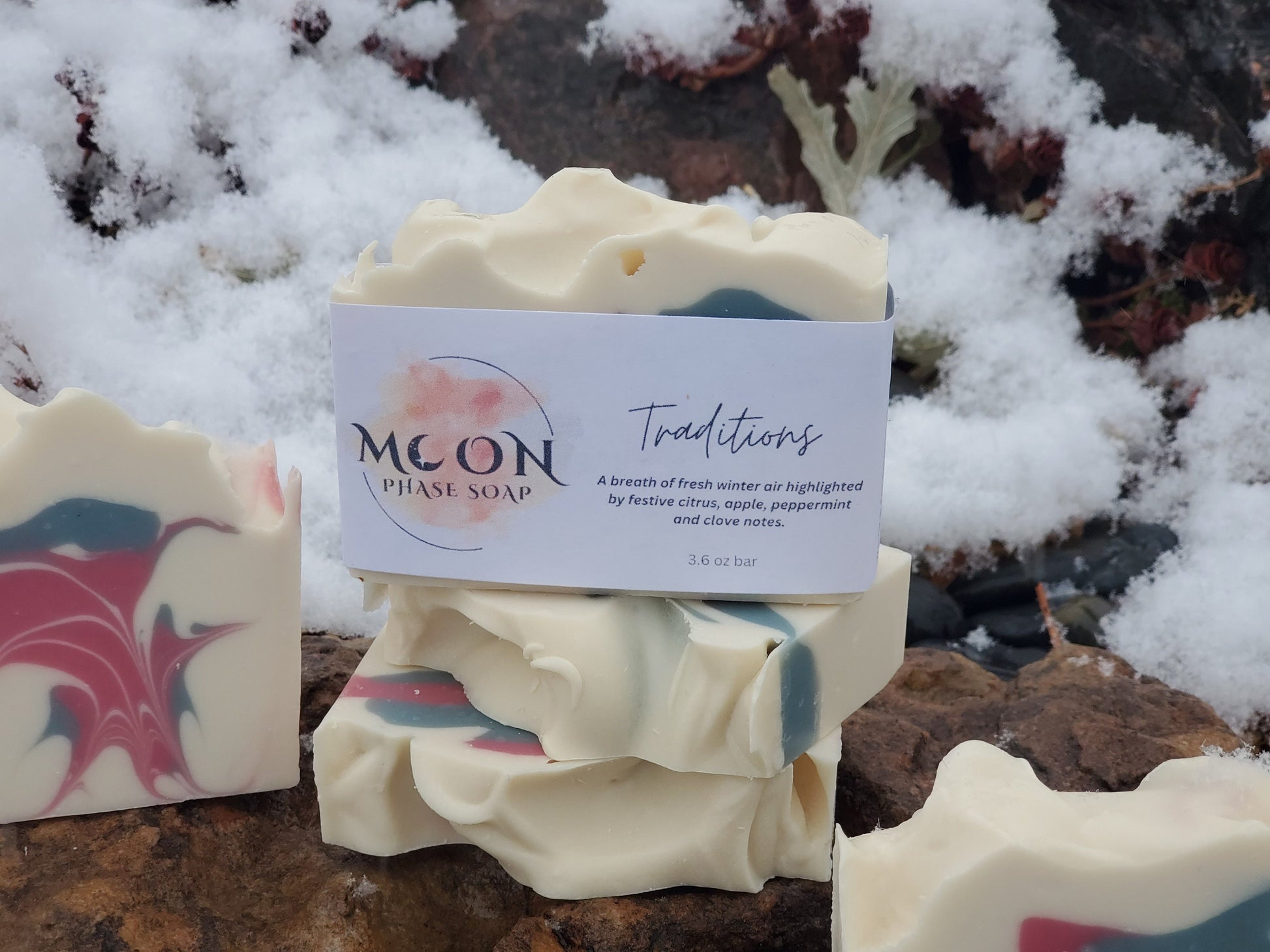 Traditions - A wintry scented artisan cold process bar soap