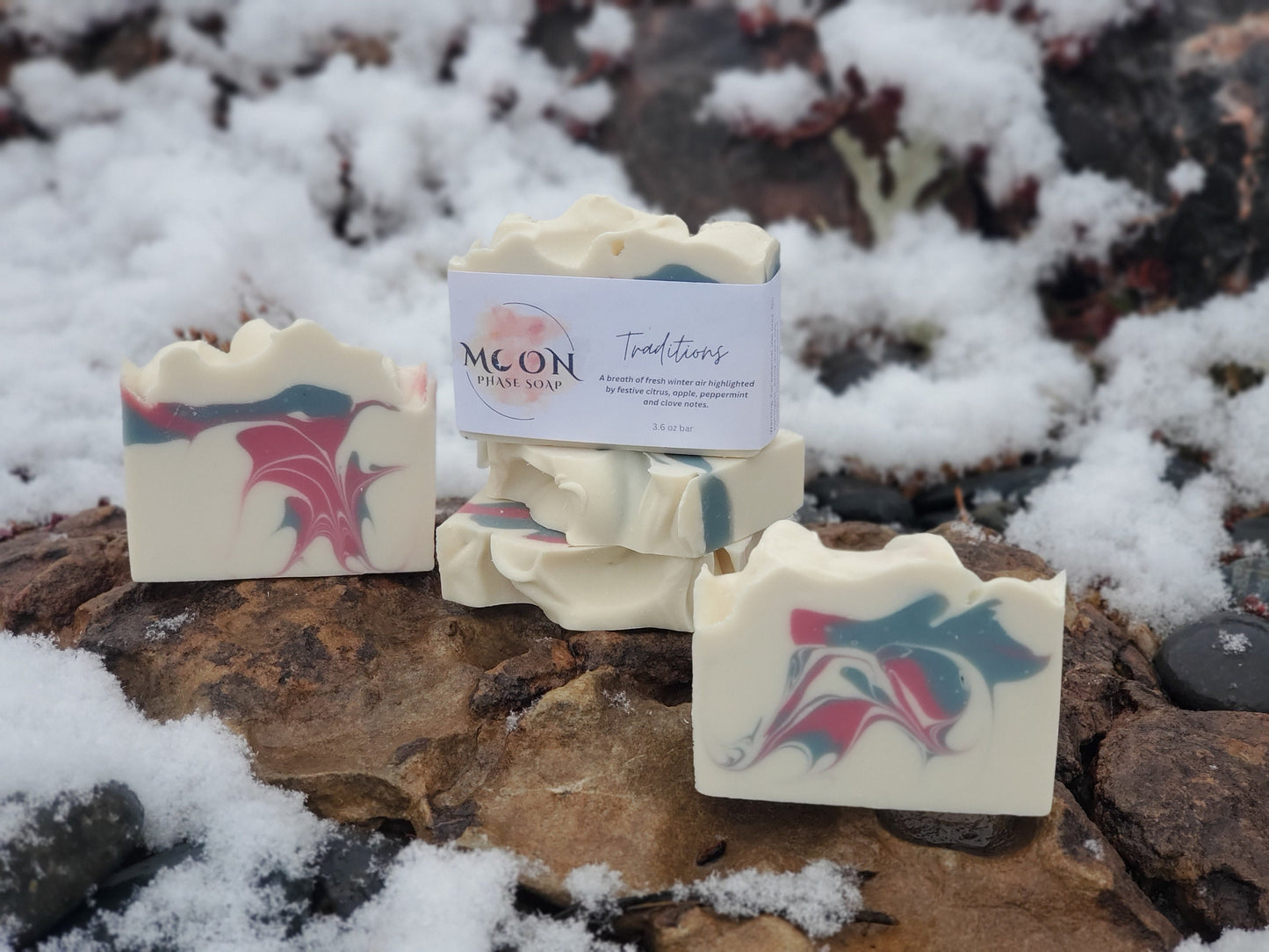 Traditions - A wintry scented artisan cold process bar soap