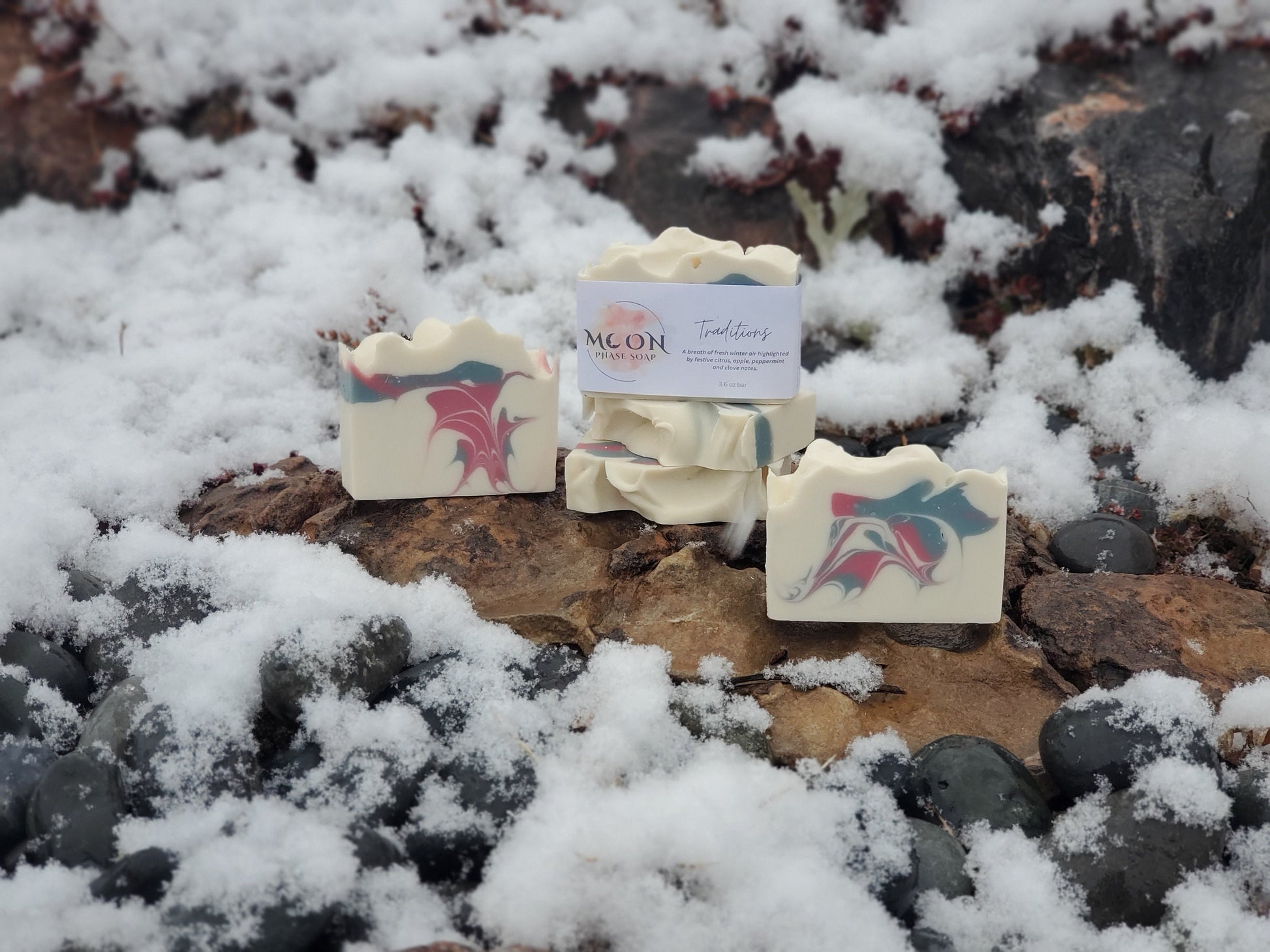 Traditions - A wintry scented artisan cold process bar soap