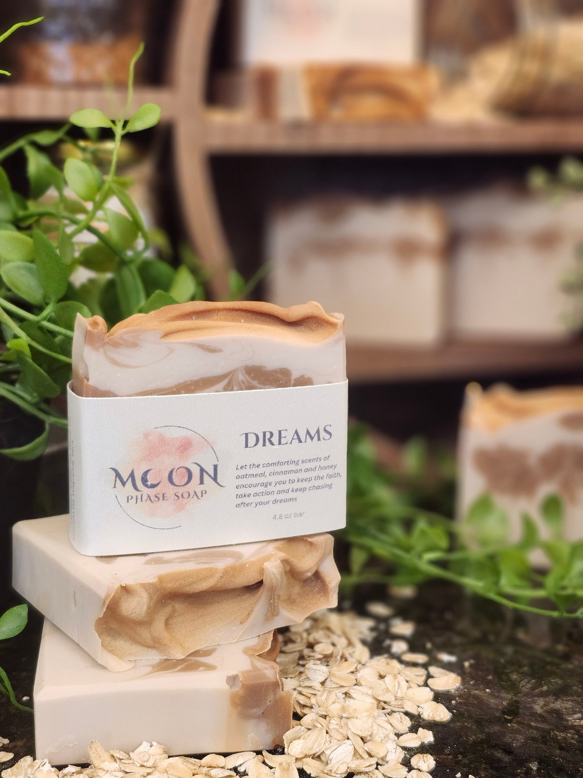 Dreams - Oatmeal, milk & honey scented artisan bar soap