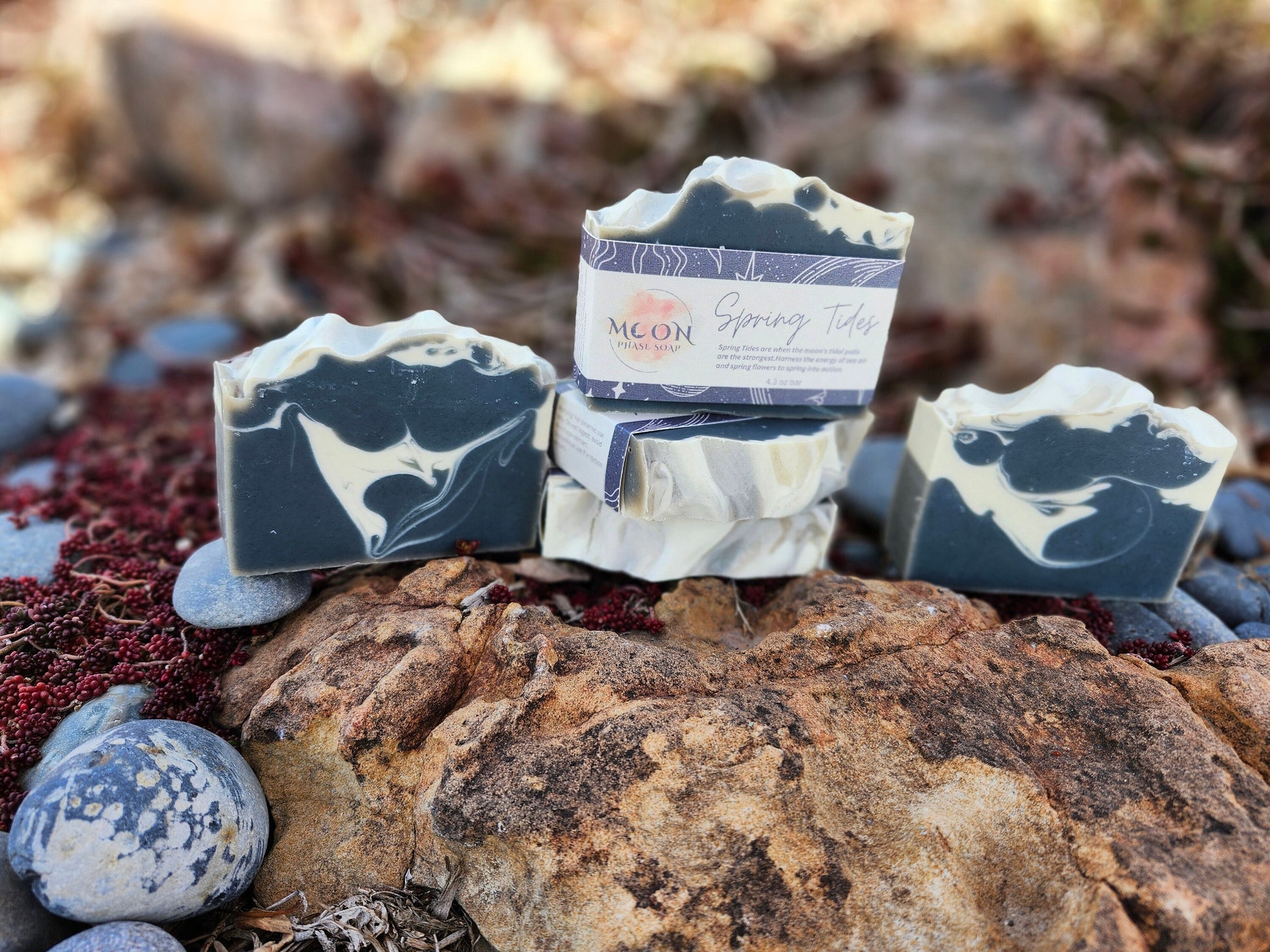 Spring Tides - A Sea Salt and Lily scented soap.