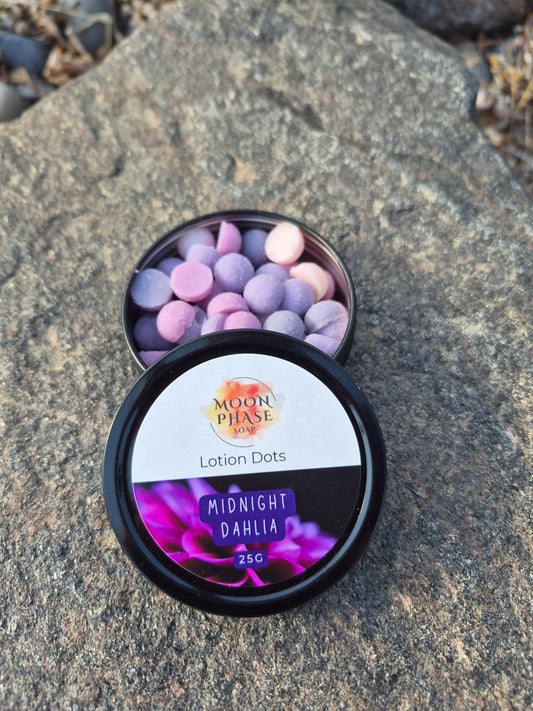 Midnight Dahlia Lotion Dots