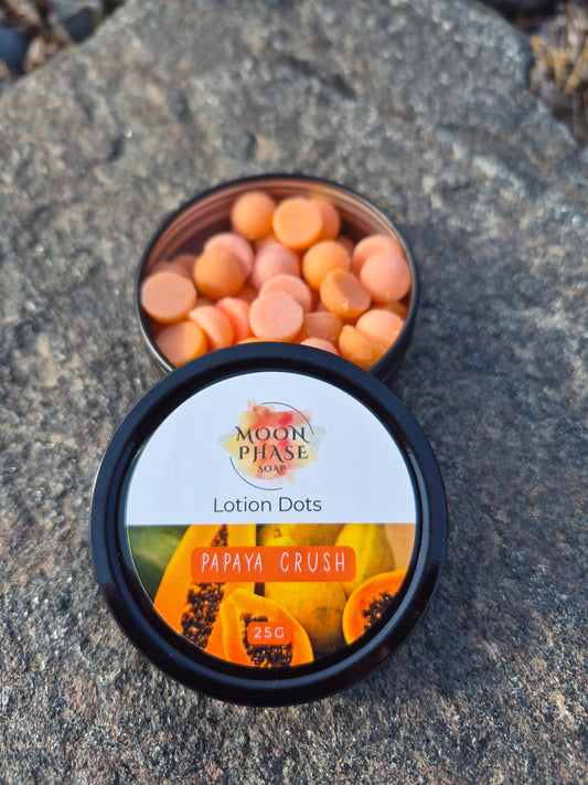 Papaya Crush Lotion Dots