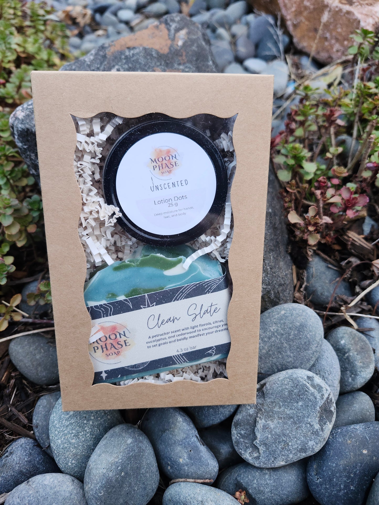 Clean Slate Bar /Unscented Lotion Dots Bundle